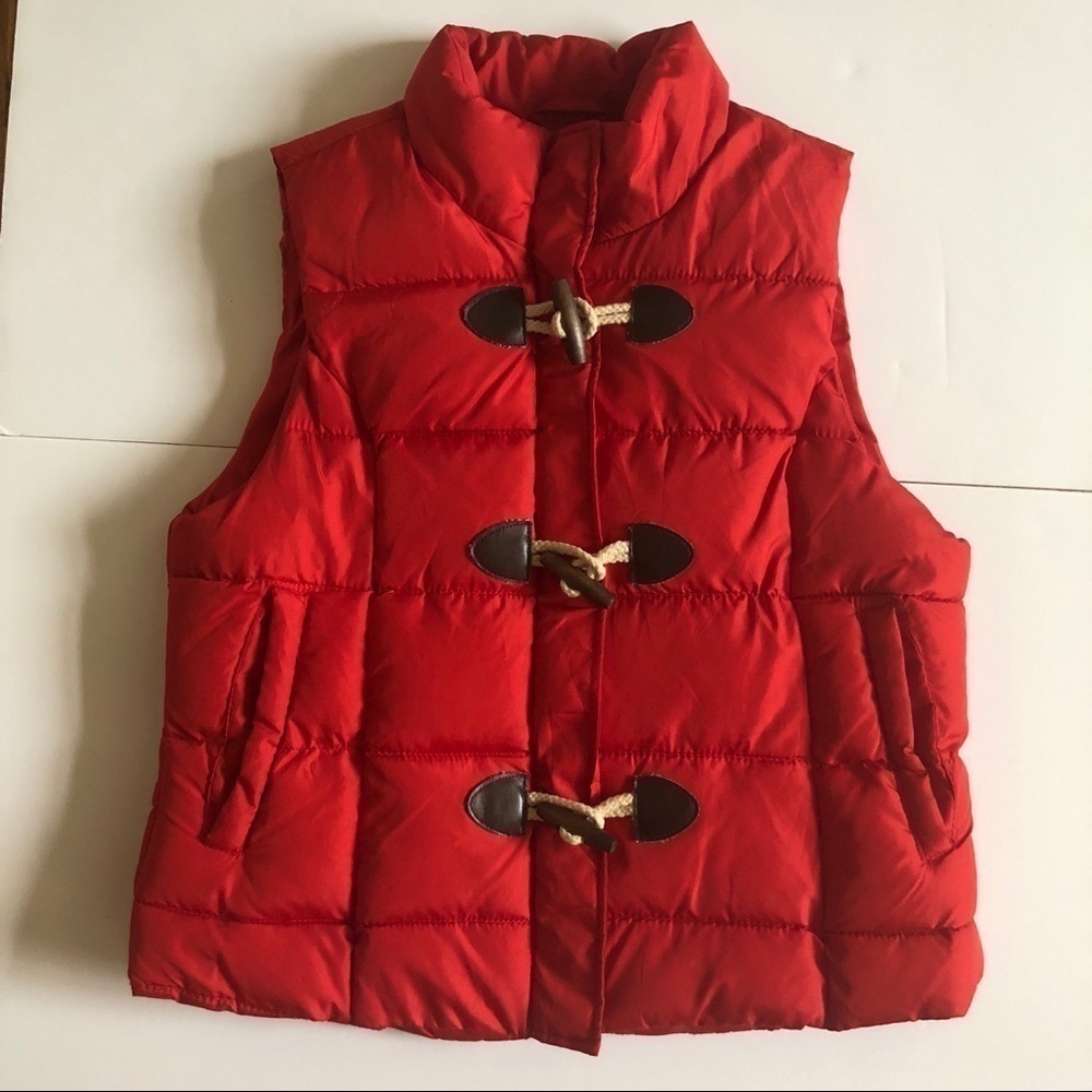 ARIZONA Girls Puffer Vest Red Large